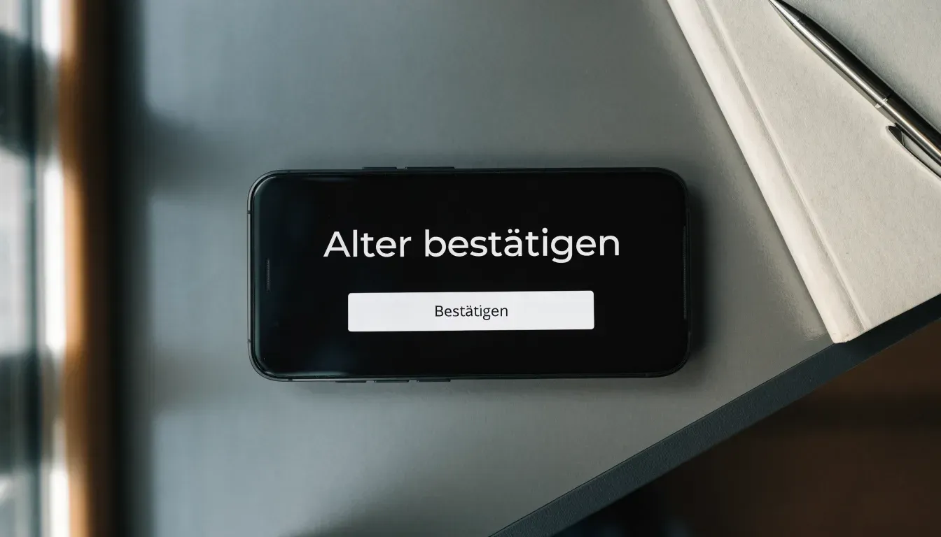 Eine breite Steintreppe führt zu einem hohen Portal aus dunklem Holz, das Licht der Dämmerung liegt auf den Stufen.