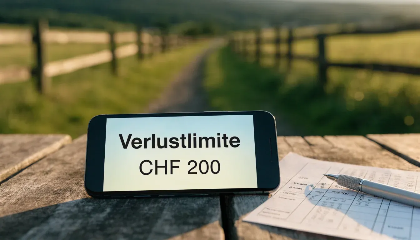 Ein Feldweg führt zwischen Weiden mit Holzzaun auf eine Hügelkette zu, über den Wiesen liegt weiches Abendlicht.