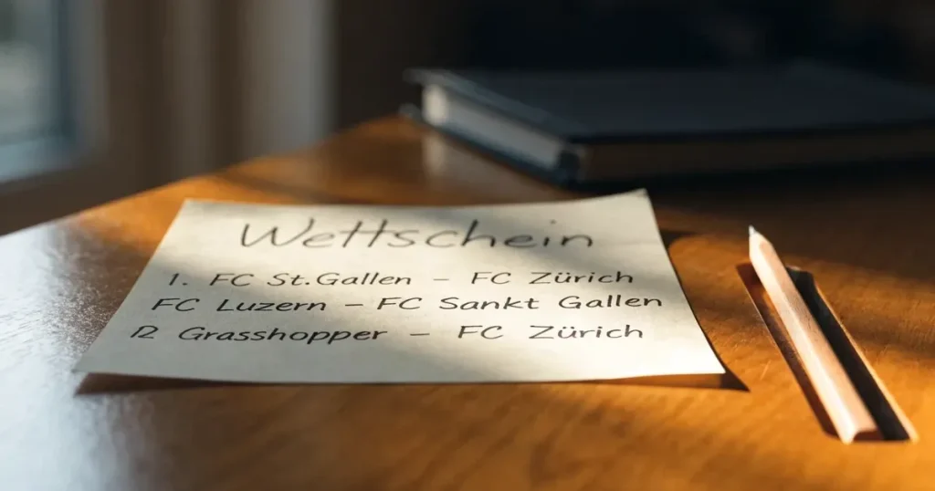 Drei Bleistifte liegen parallel nebeneinander auf einem aufgeschlagenen leeren Notizblock auf einem Holztisch.